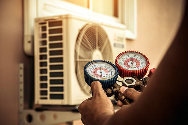 Professional Hvac Maintenance technician working in Milan, IL